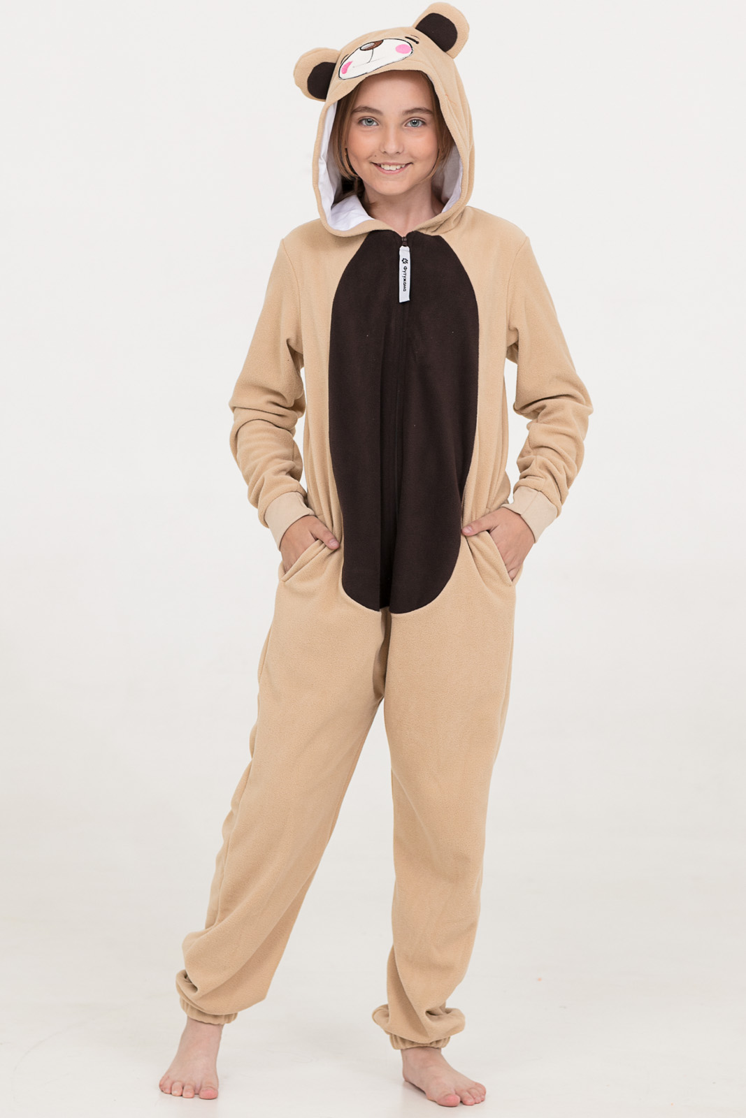 Пижама кигуруми для девочек кенгуру